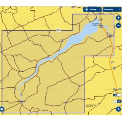 5G763S Navionics+ Small Gold, Новосибирское водохранилище